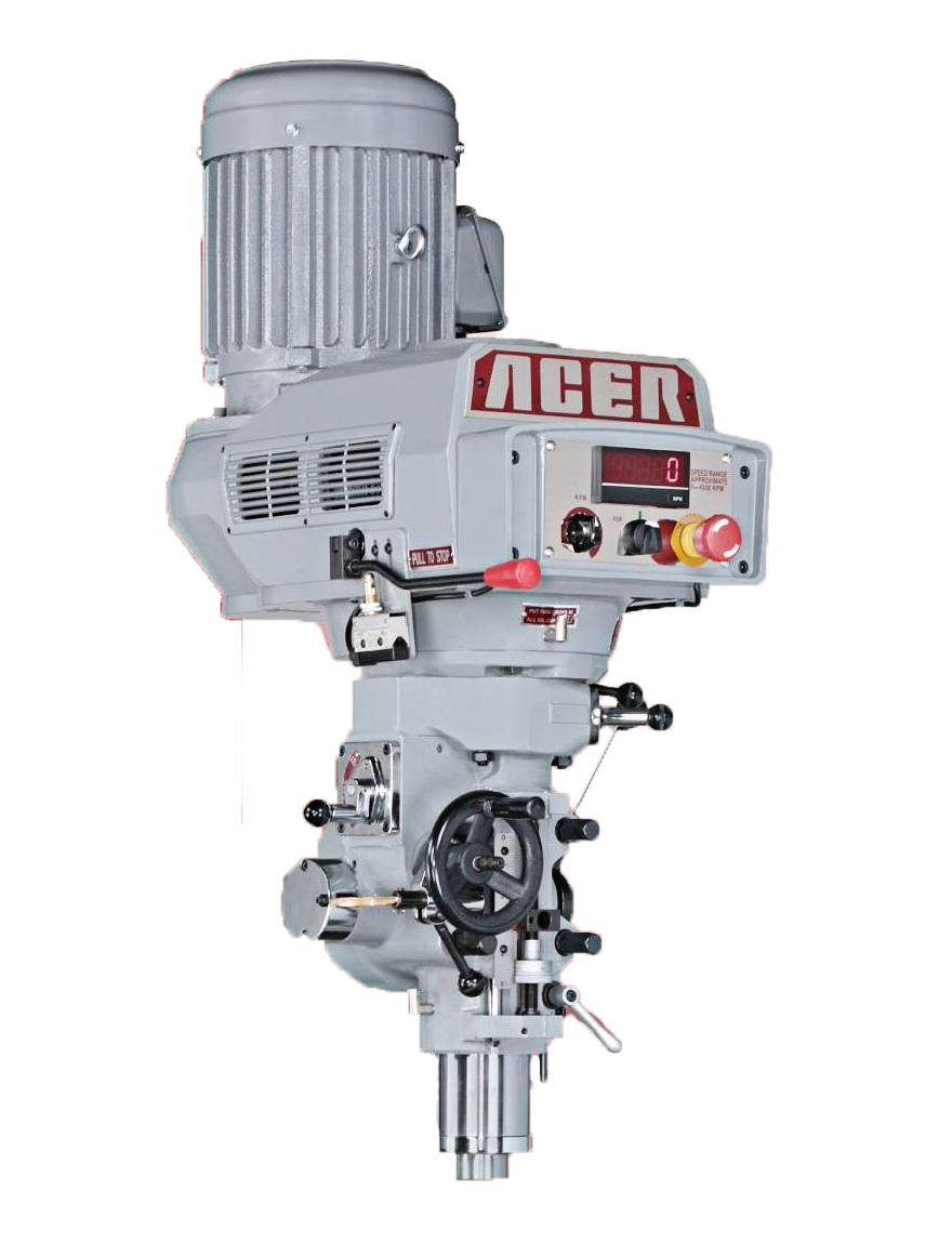 Acer Bridgeport Style EMill Milling Head, MO380 EMill Norman