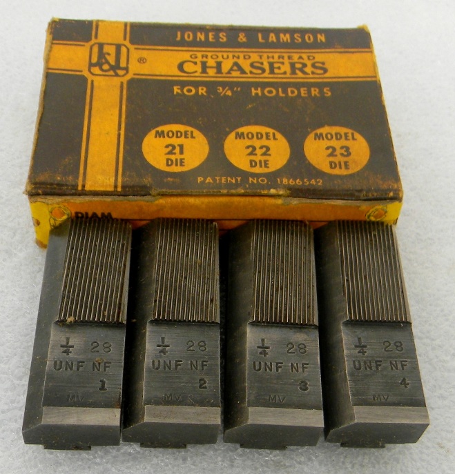 Jones & Lamson Thread Chaser Sets For 3/4" Die Holders Norman Machine