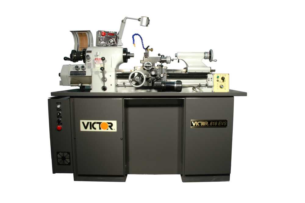 Victor 6" x 18" Electronic Variable Speed Tool Room Lathe, 618EVS