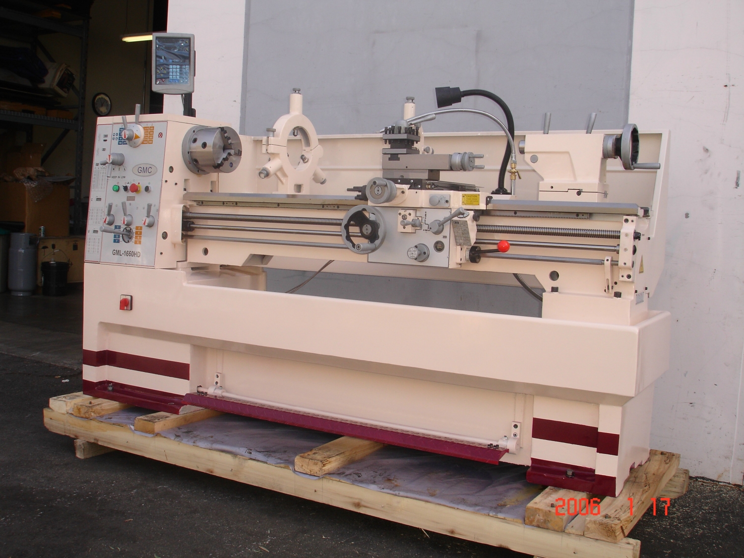 GMC 16" x 60" Heavy Duty Precision Gap Bed Lathe, GML1660HD Norman