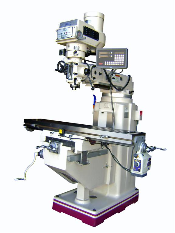 GMC 10" x 54" Manual Knee Type Vertical Milling Machine, GMM1054VPKG