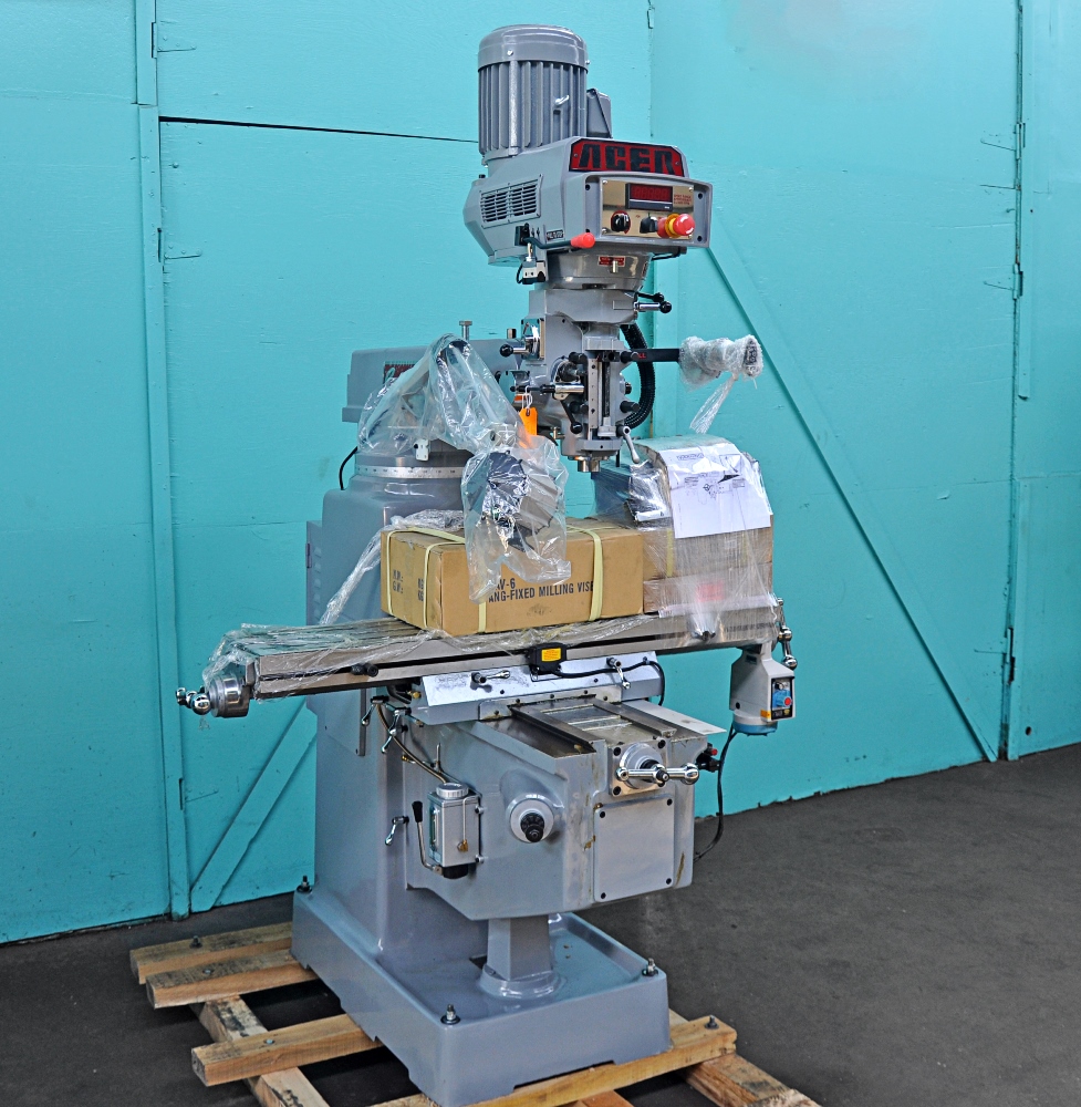Acer 10" x 50" EMill Milling Machine with Newall DRO & Power Feed