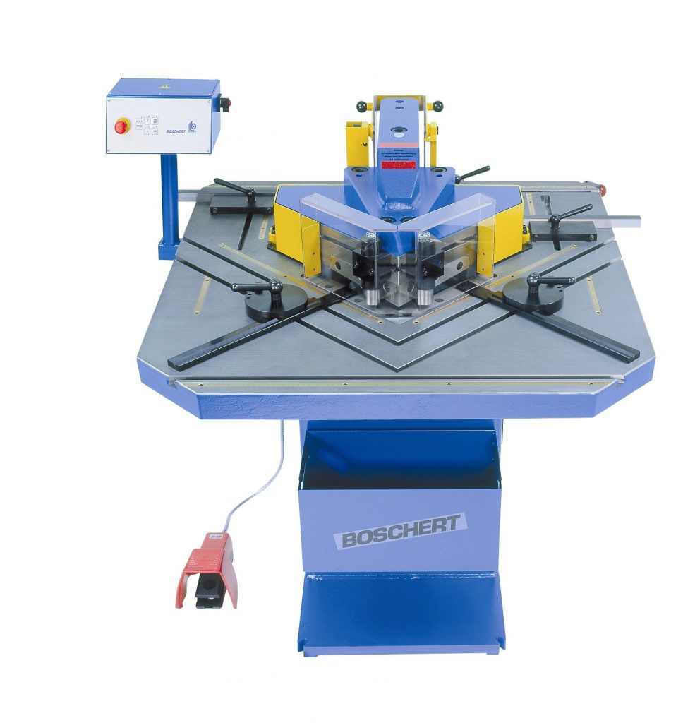 Boschert 1/4" Hydraulic Power Notcher with Punch, Silver Eagle Norman
