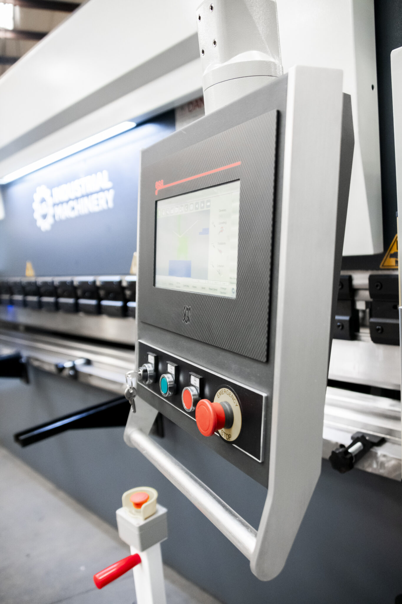 CNC Brake ESA Controler Up Close