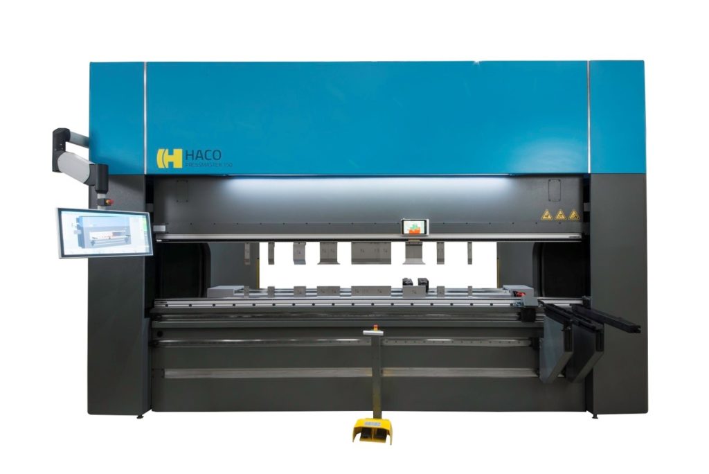 Haco 10' x 165 Ton MultiAxis Hydraulic CNC Press Brake with Hydraulic