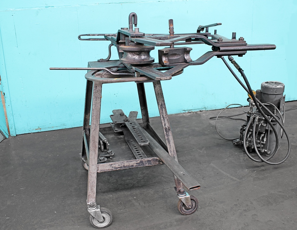 Hossfeld No. 2 Tube & Pipe Bender w/ Hydraulic Cylinder, Large Set of