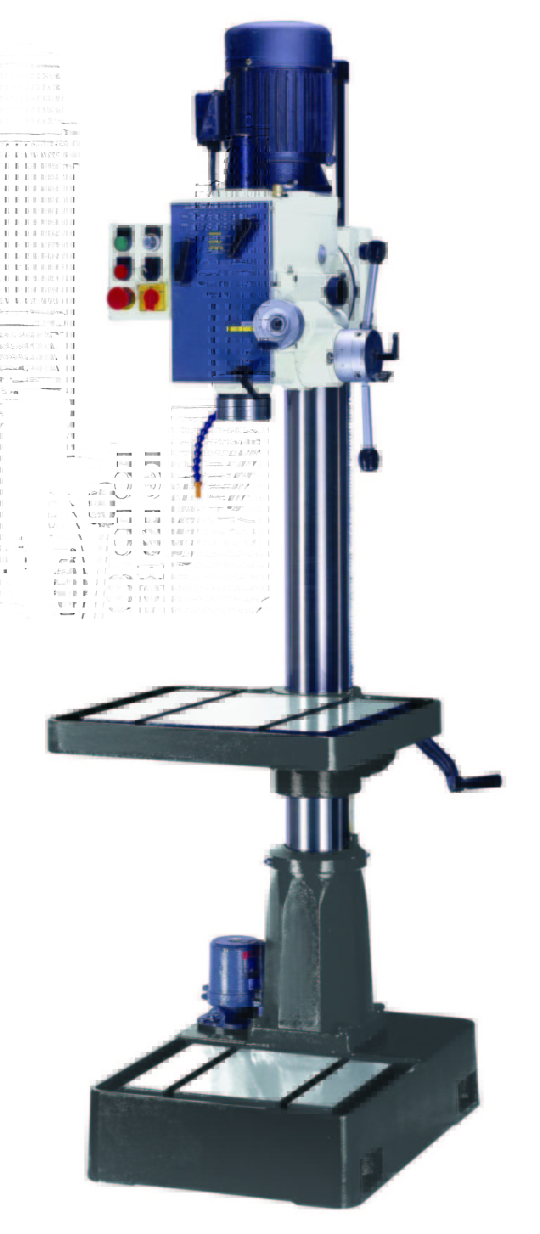 Acra 20" Geared Head Drill Press with Power Down Feed and Coolant