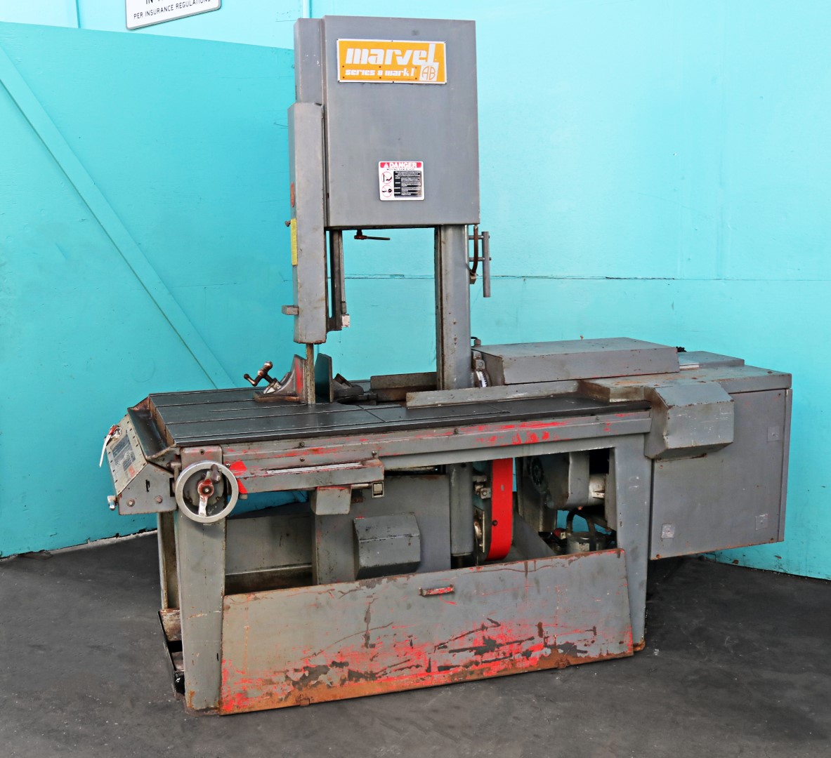 Marvel Mark 1, Series 8 Vertical Tilting Band Saw - Norman Machine Tool