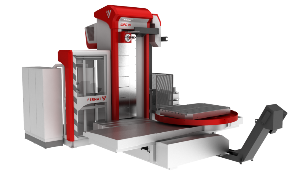 Lucas Precision CNC Horizontal Boring Mill, WFC 10 Norman Machine Tool