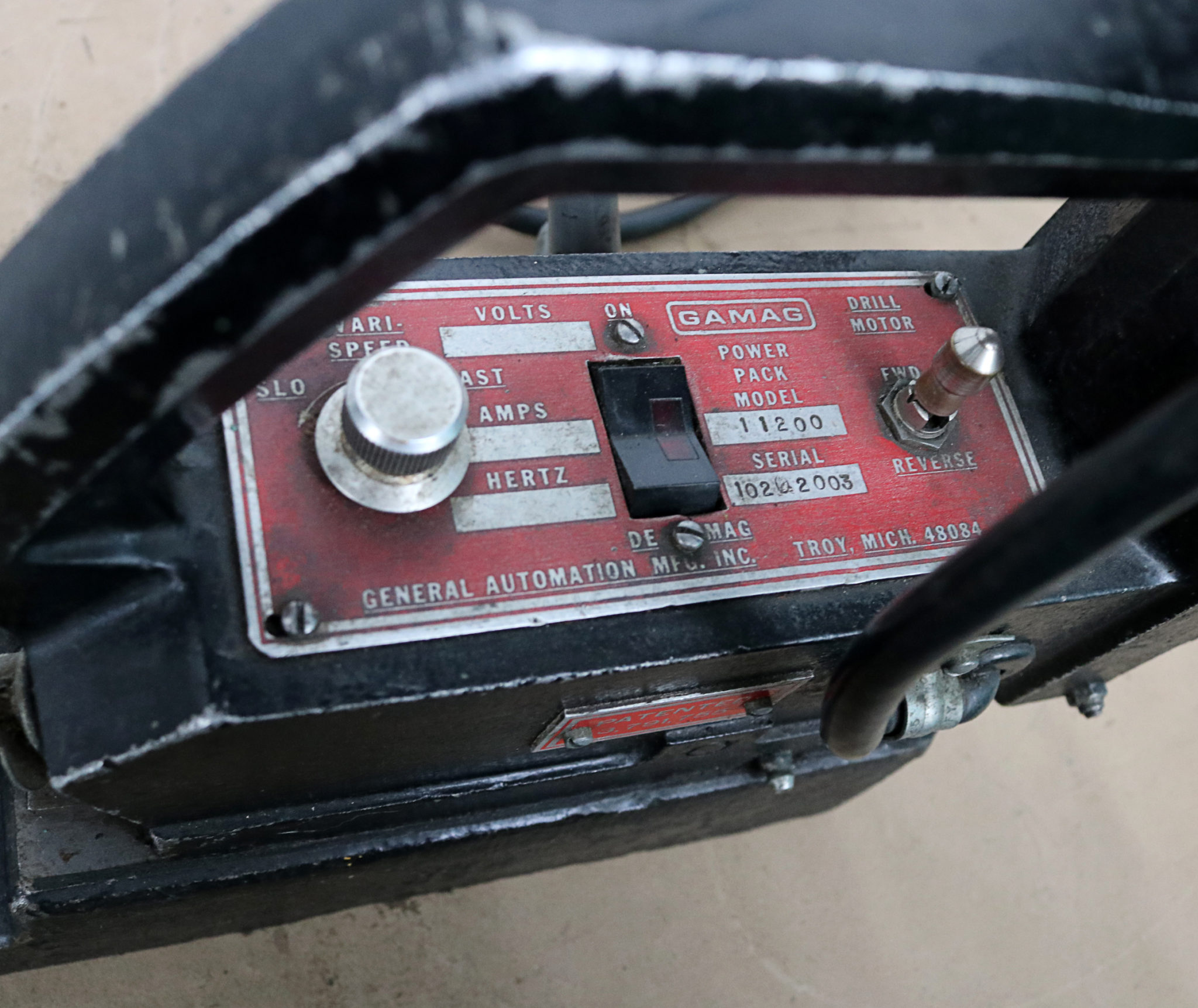 Gamag Variable Speed Base Drill, 1208VS Norman Machine Tool