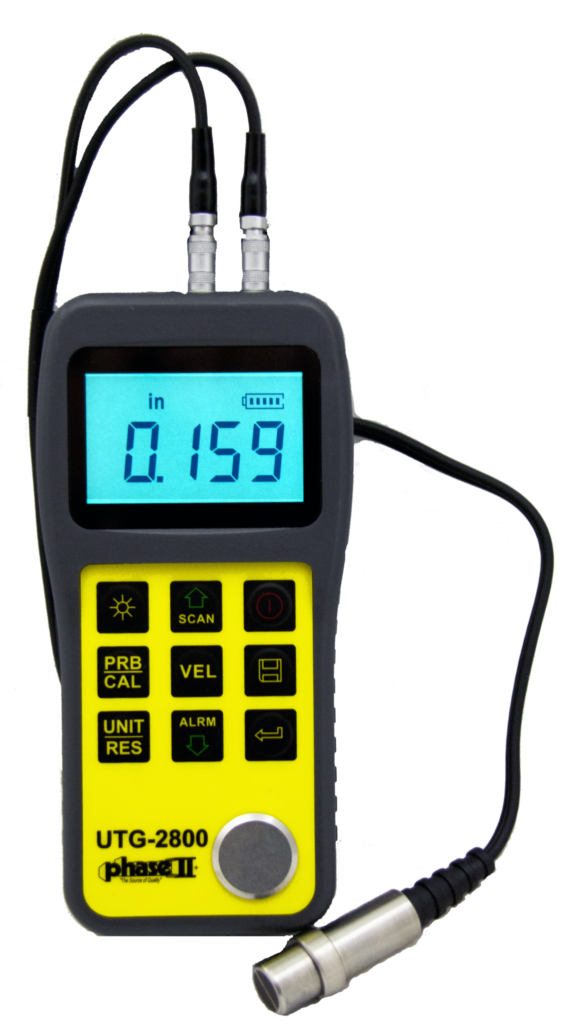 Phase II Ultrasonic Thickness Gauge with Scan Feature, UTG2800 Norman Machine Tool