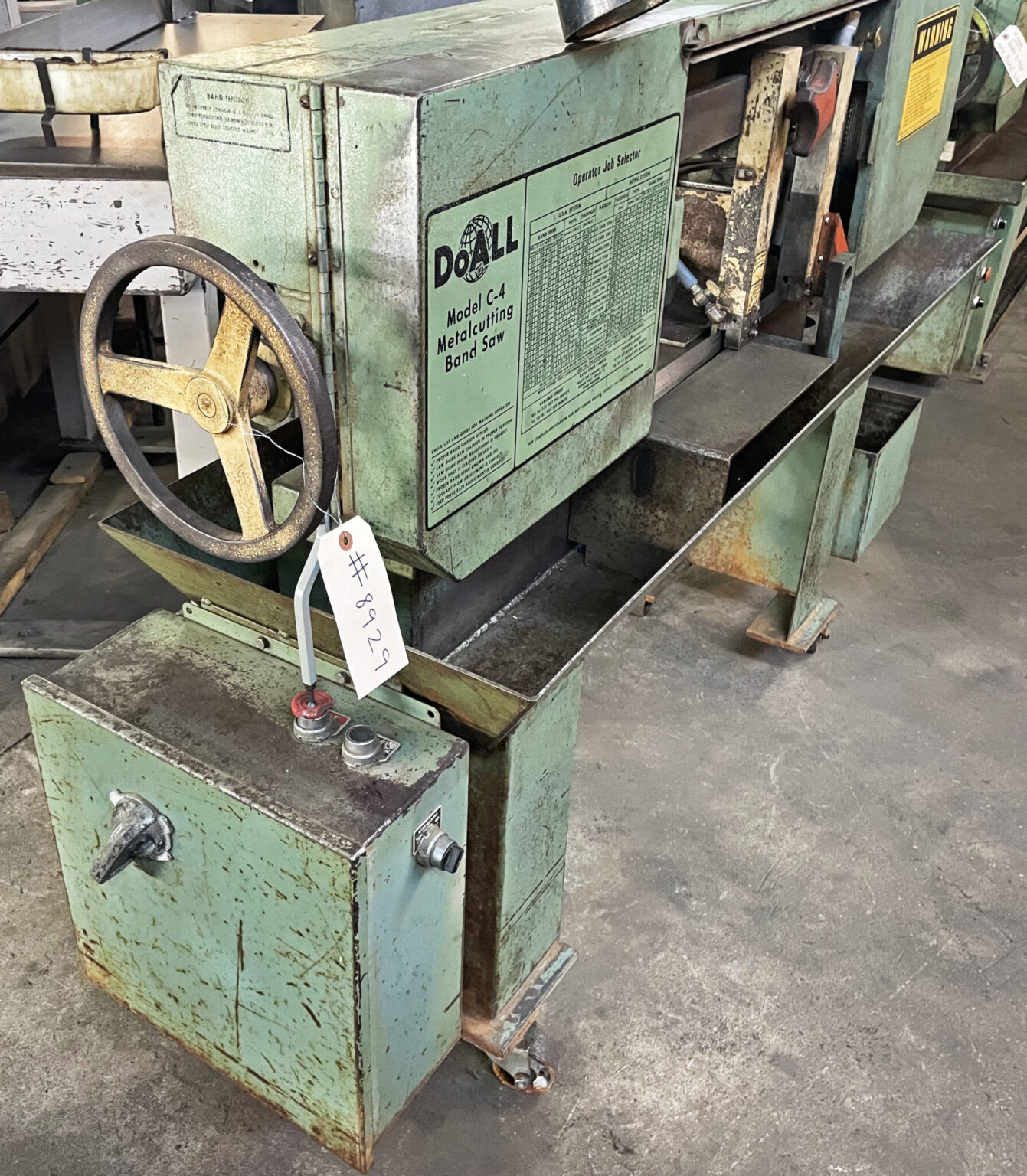 DoAll 12" x 9" Horizontal Band Saw, C4 Norman Machine Tool