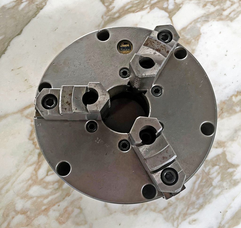 Buck Chuck AdjustTru 8 1/4" Top Reversible 3Jaw Chuck with Flat Back