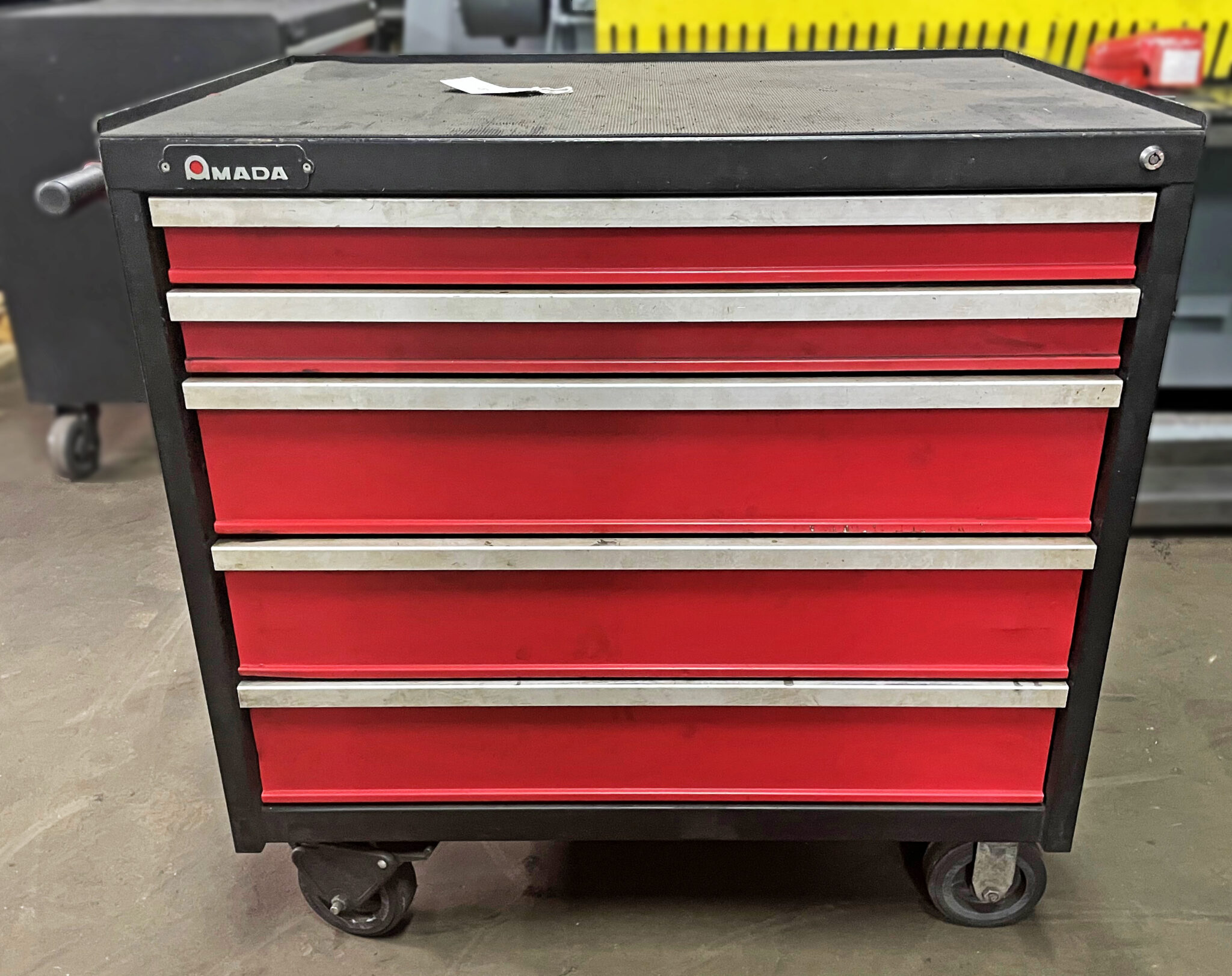 Amada Press Brake Tooling Package with Rolling Carts Norman Machine Tool