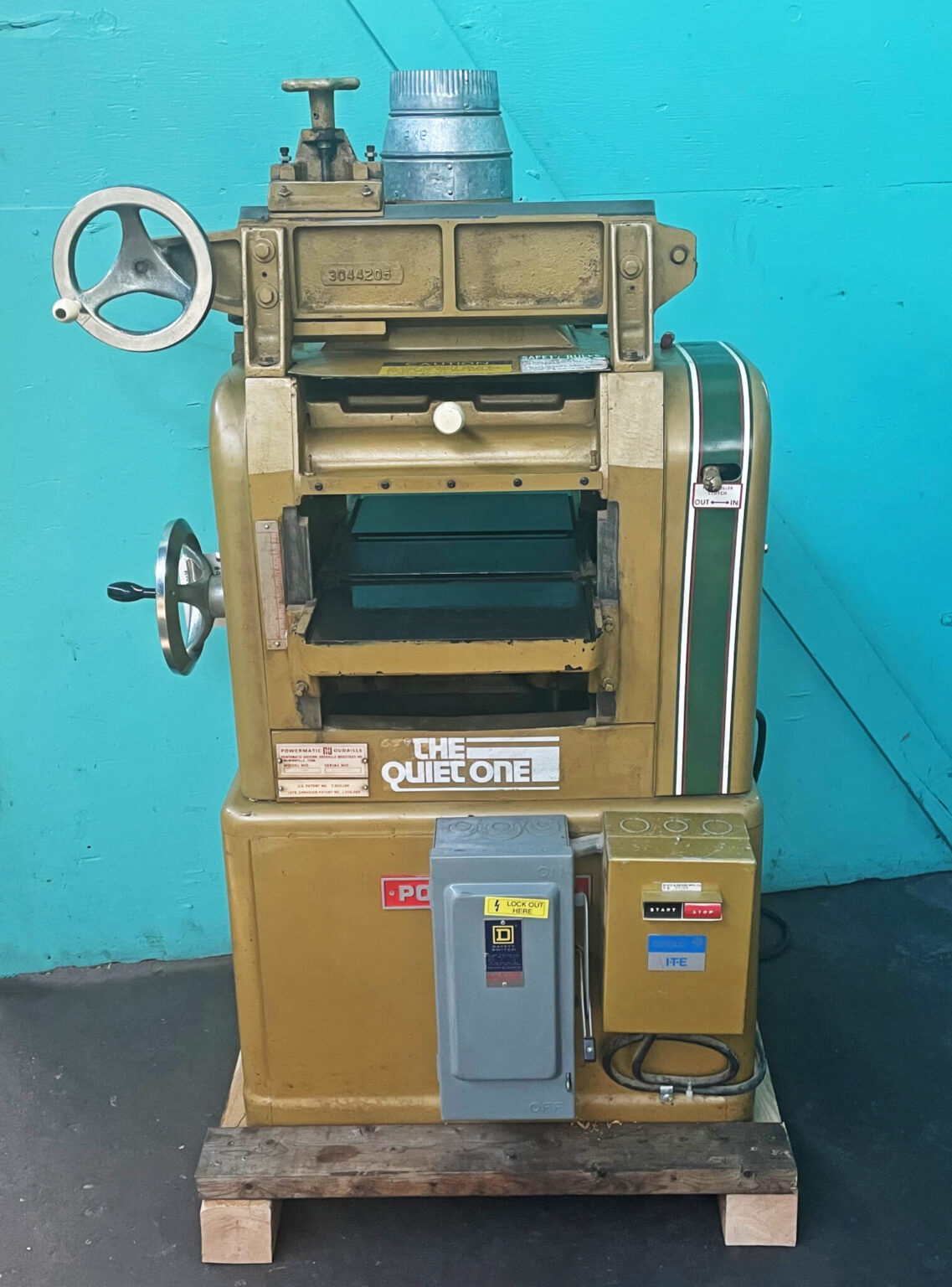 Powermatic 12" x 24" Wood Planer, Model 100 Norman Machine Tool