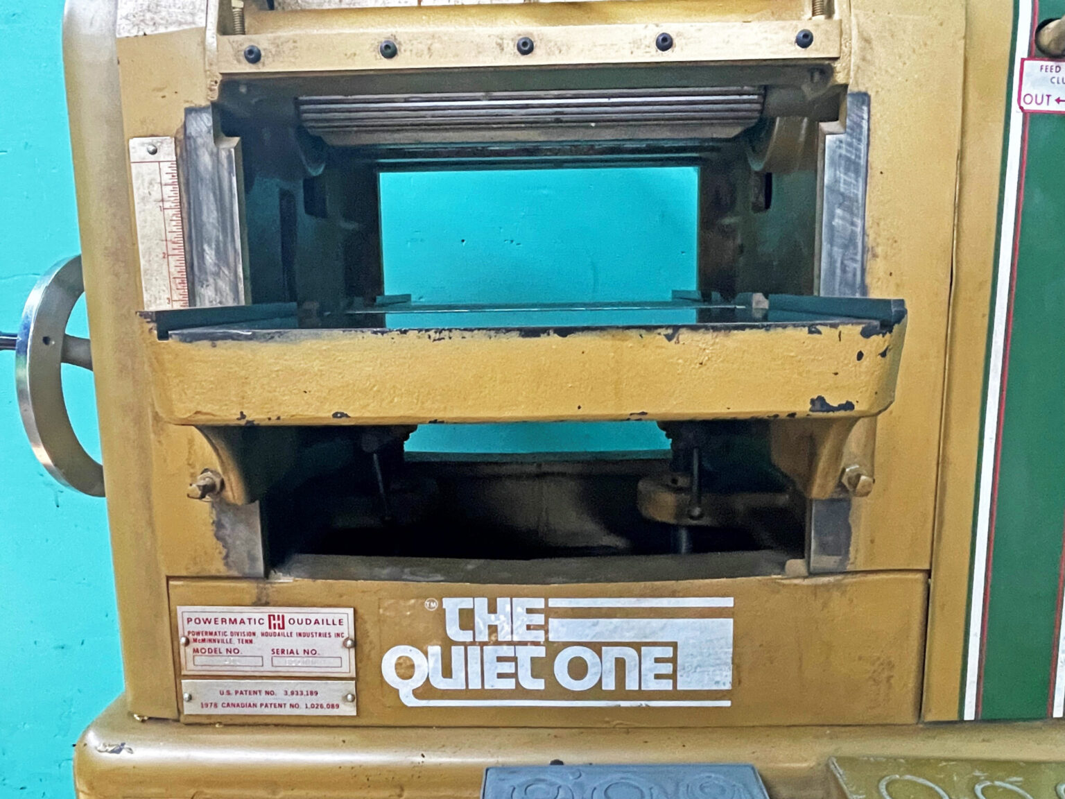 Powermatic 12" x 24" Wood Planer, Model 100 Norman Machine Tool