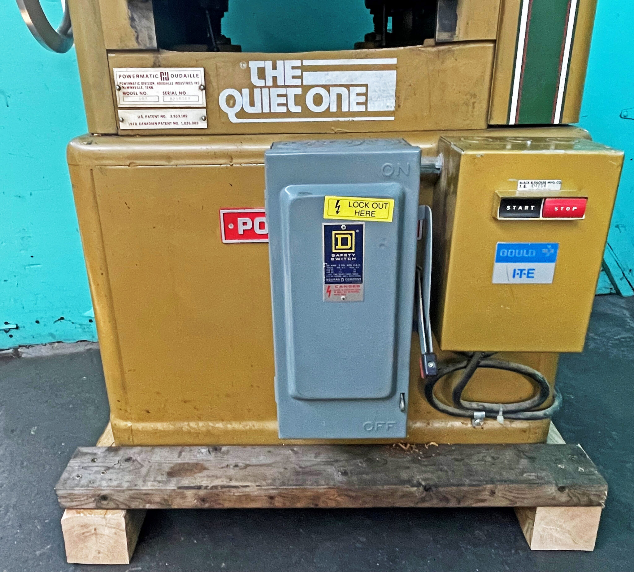 Powermatic 12" x 24" Wood Planer, Model 100 Norman Machine Tool