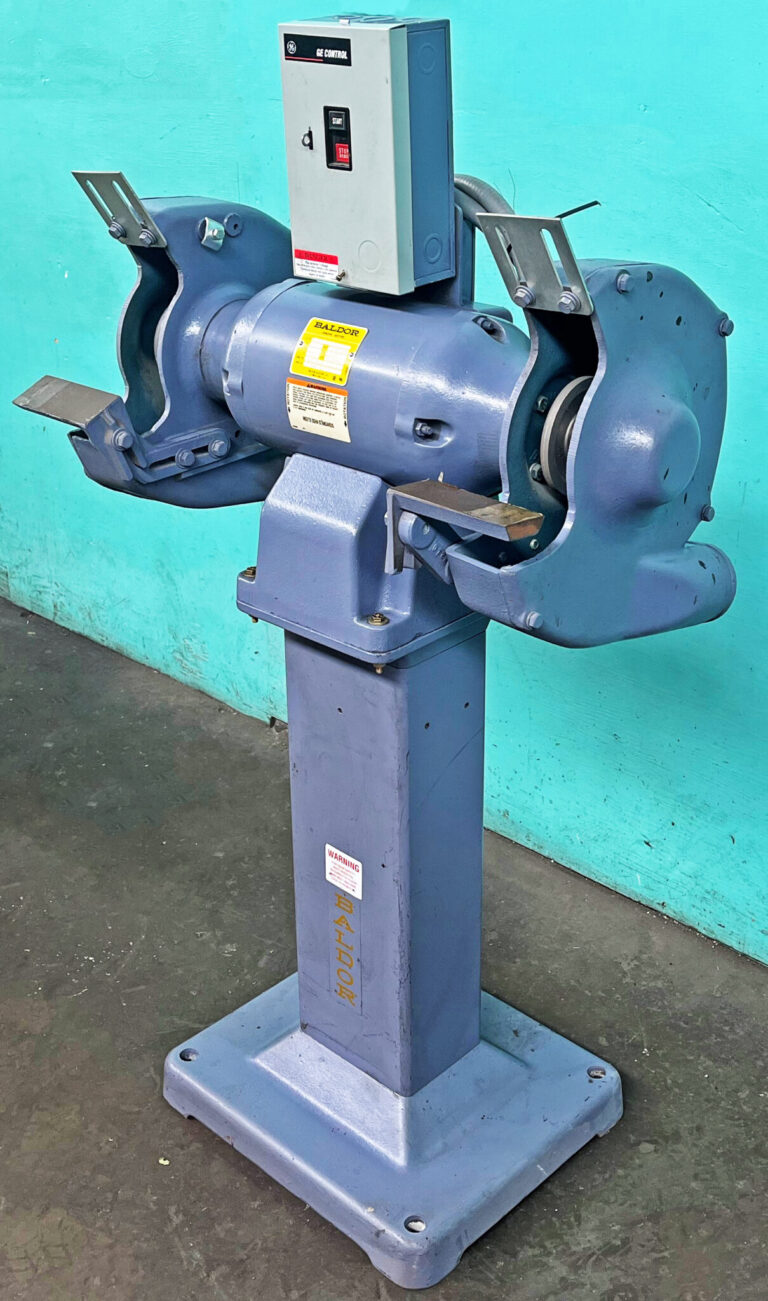 Baldor 12" Industrial Pedestal Grinder, 1216W Norman Machine Tool