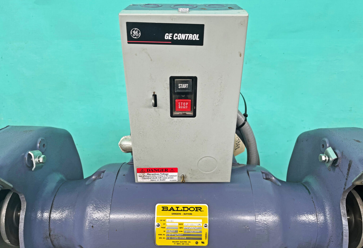 Baldor 12" Industrial Pedestal Grinder, 1216W Norman Machine Tool