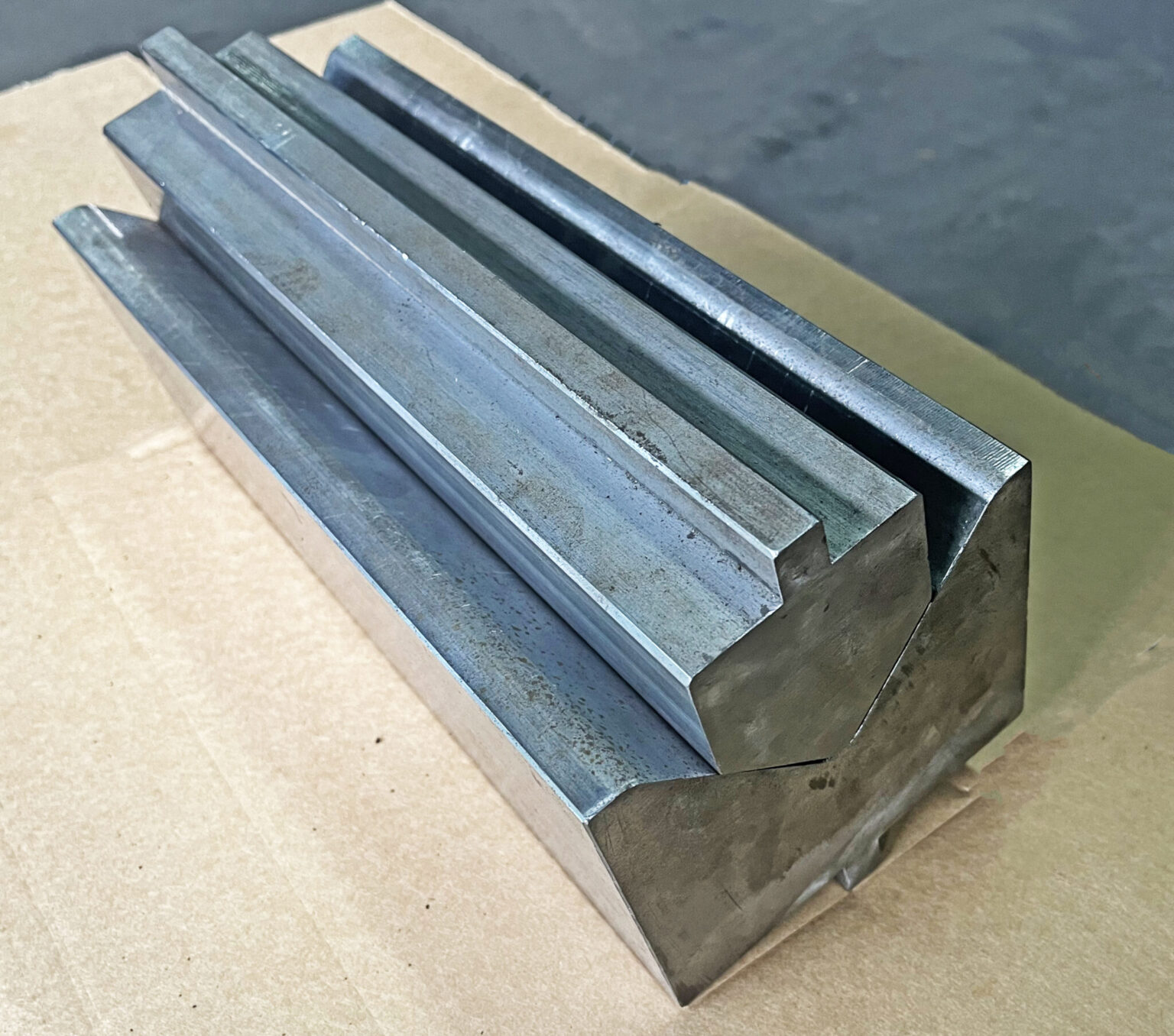 Specific 4" x 12" 4Way Vee Press Brake Die with Matching Punch