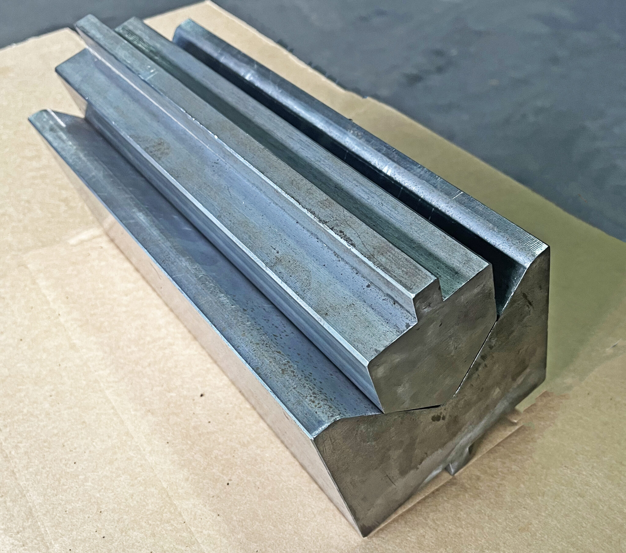 Specific 4" x 12" Vee Press Brake Die with Matching Punch Norman