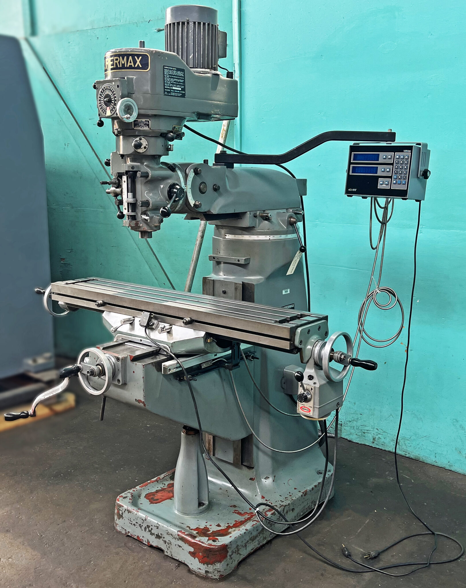 Supermax 9 x 49 Vertical Milling Machine, YCM-1 1/2 VS - Norman Machine  Tool