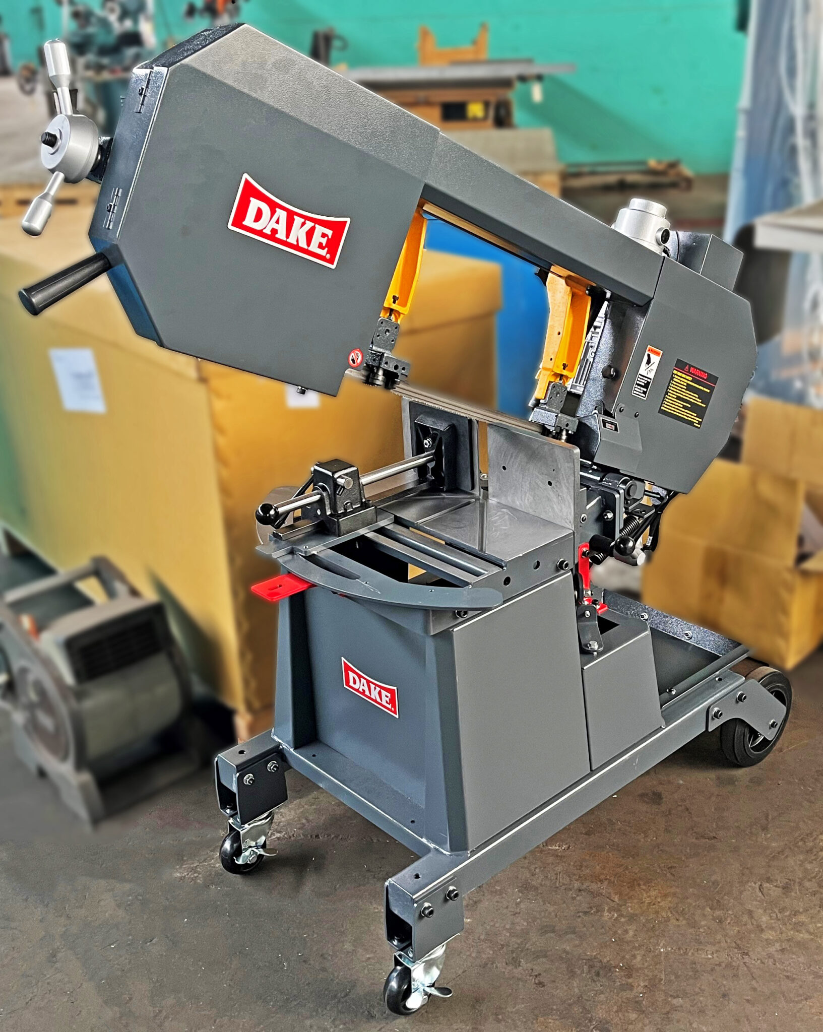 Dake 10" Dual Mitering Band Saw, SE810 New, In Stock, & Ready to