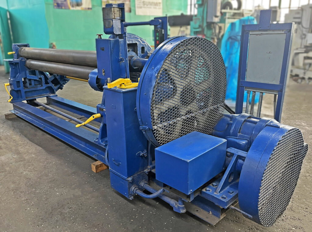 Rock River Machine Co. 8' x 3/16" Mechanical Initial Pinch Plate Roll