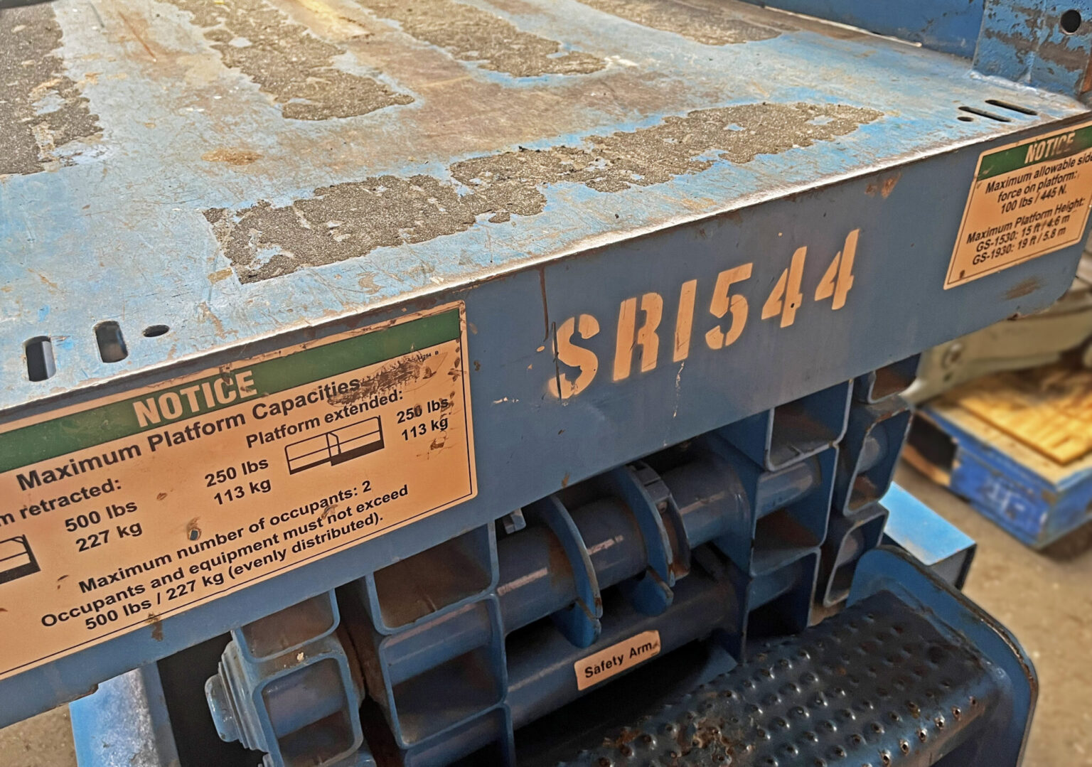 Trico Lift 500 lbs. Scissor Lift Norman Machine Tool