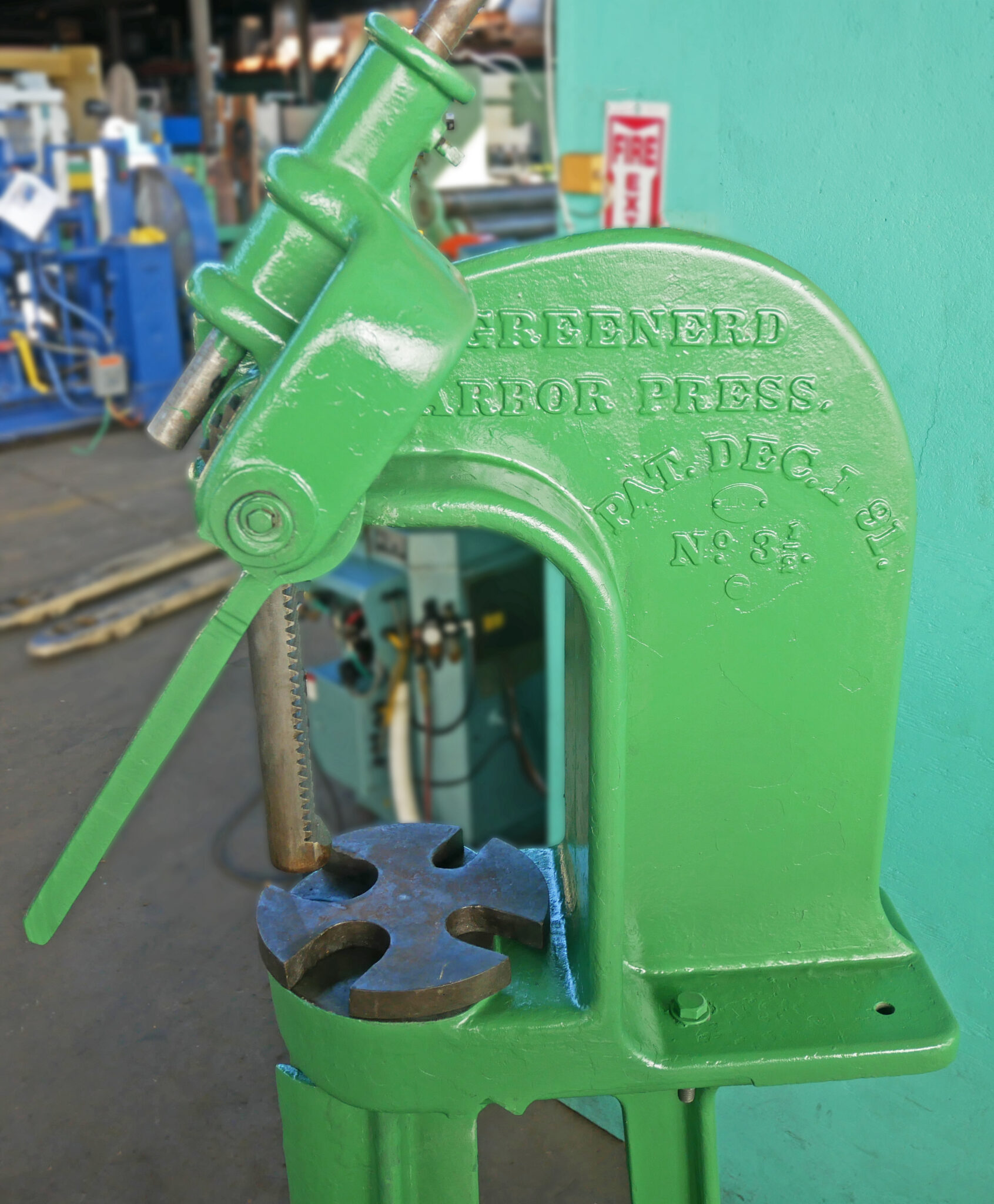 Greenerd 5 Ton Ratchet Arbor Press, No. 3 1/2 SALE PENDING 09/04/2024