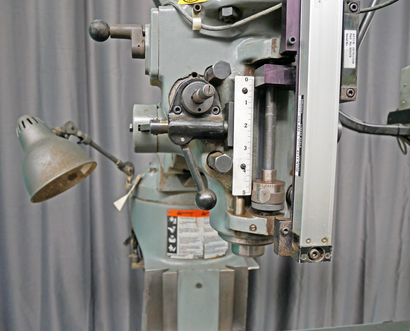 Bridgeport 9" x 42" 8-Speed Step-Pulley Vertical Milling Machine, Series I - Image 10