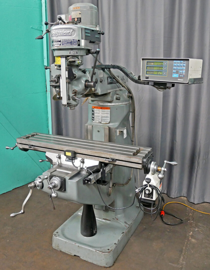 Bridgeport 9" x 42" 8-Speed Step-Pulley Vertical Milling Machine, Series I - Image 2