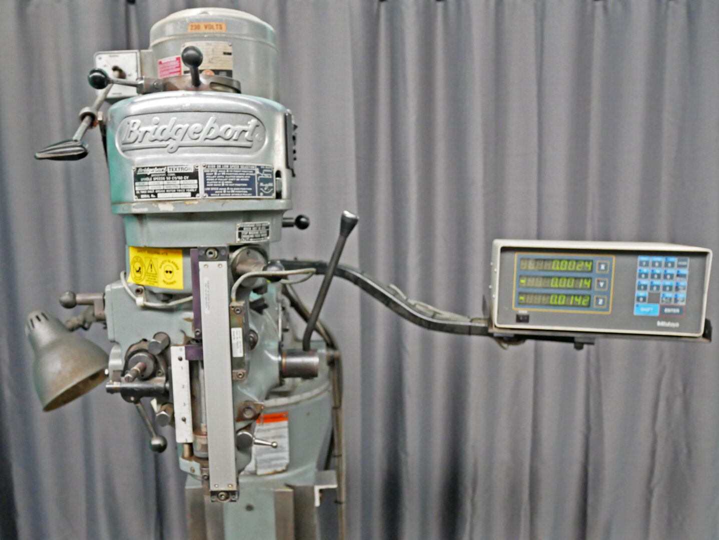 Bridgeport 9" x 42" 8-Speed Step-Pulley Vertical Milling Machine, Series I - Image 8