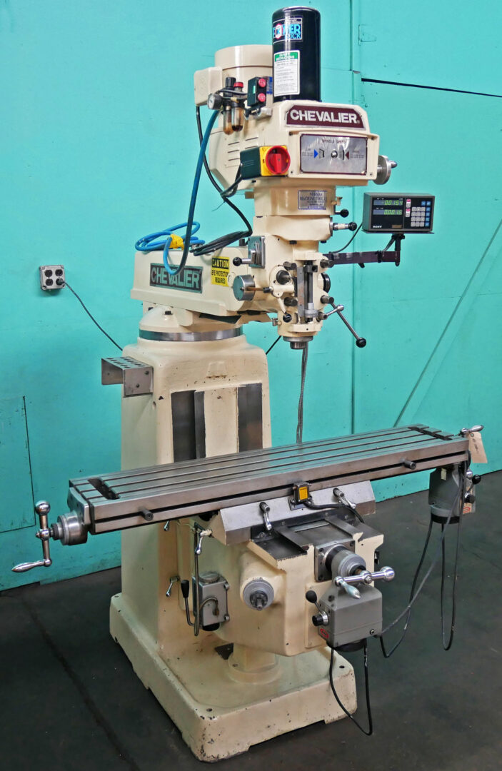 Chevalier 10" x 50" Vertical Milling Machine, FM-3VK - Image 2