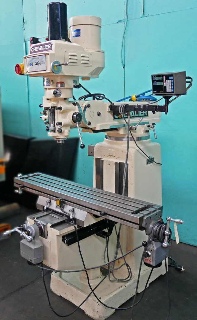 Chevalier 10" x 50" Vertical Milling Machine, FM-3VK - Image 3