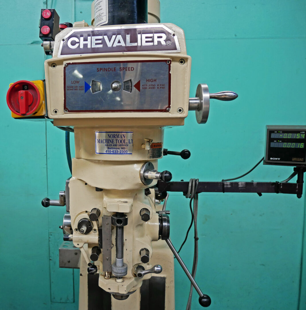 Chevalier 10" x 50" Vertical Milling Machine, FM-3VK - Image 8