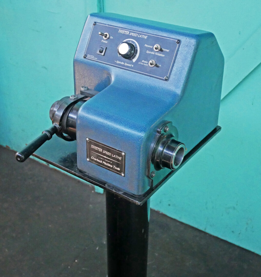 Overbeck Machine Tools 'Twister' Speed Lathe with Pedestal, LT-1BR - Image 2