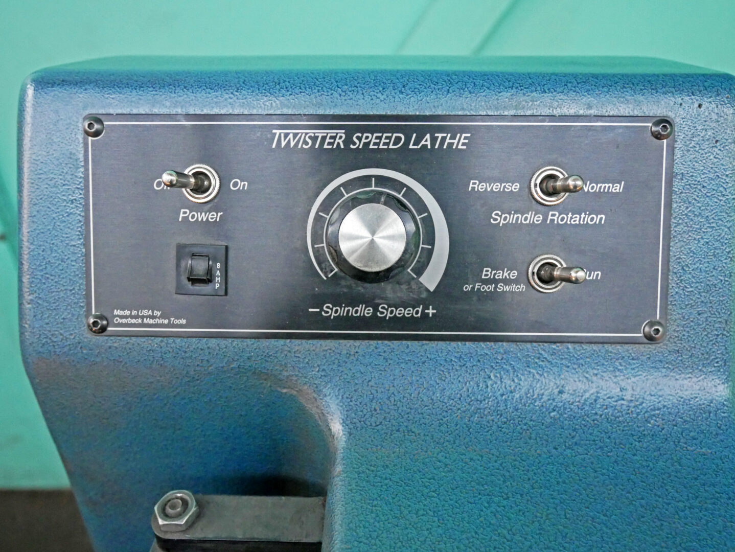 Overbeck Machine Tools 'Twister' Speed Lathe with Pedestal, LT-1BR - Image 4