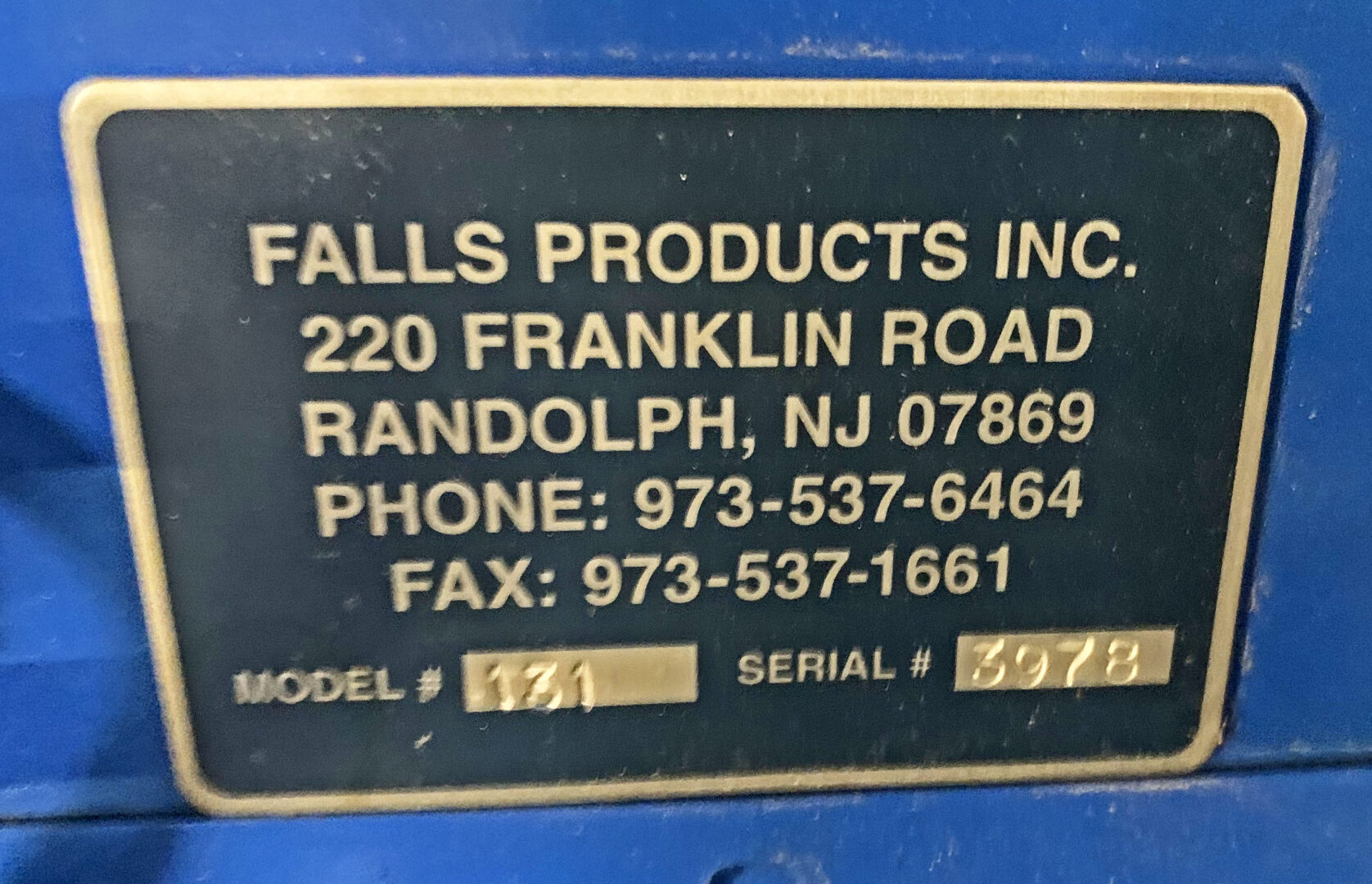 Falls Products 1/4" DE-BUR-R Edge Deburring Machine, No. 131 - Image 3