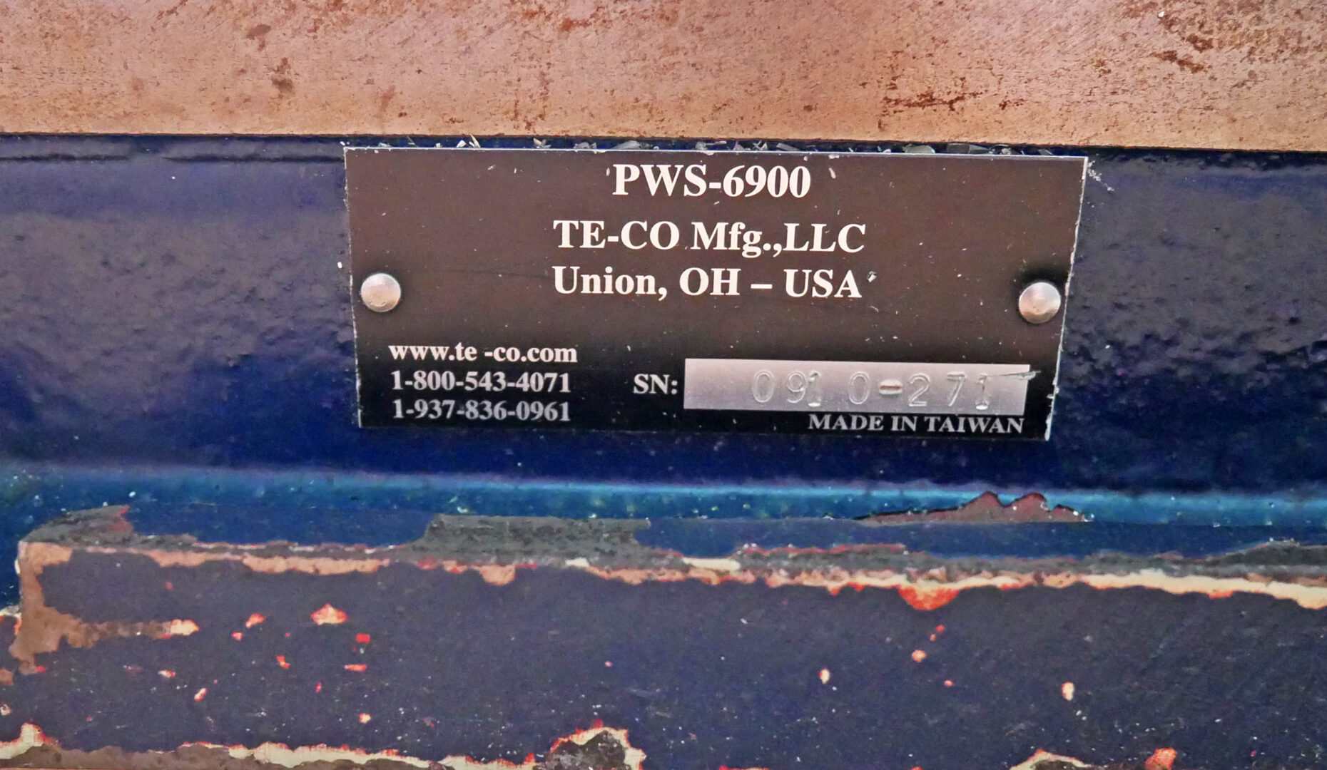 Te-Co 6" Single Station Vise, PWS-6900 - Image 3