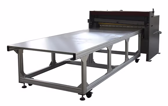 GMC 48" x 16 Gauge Gang Type Metal Powered Slitter with Programmable Cut to Length, PS-4816GT - Image 4