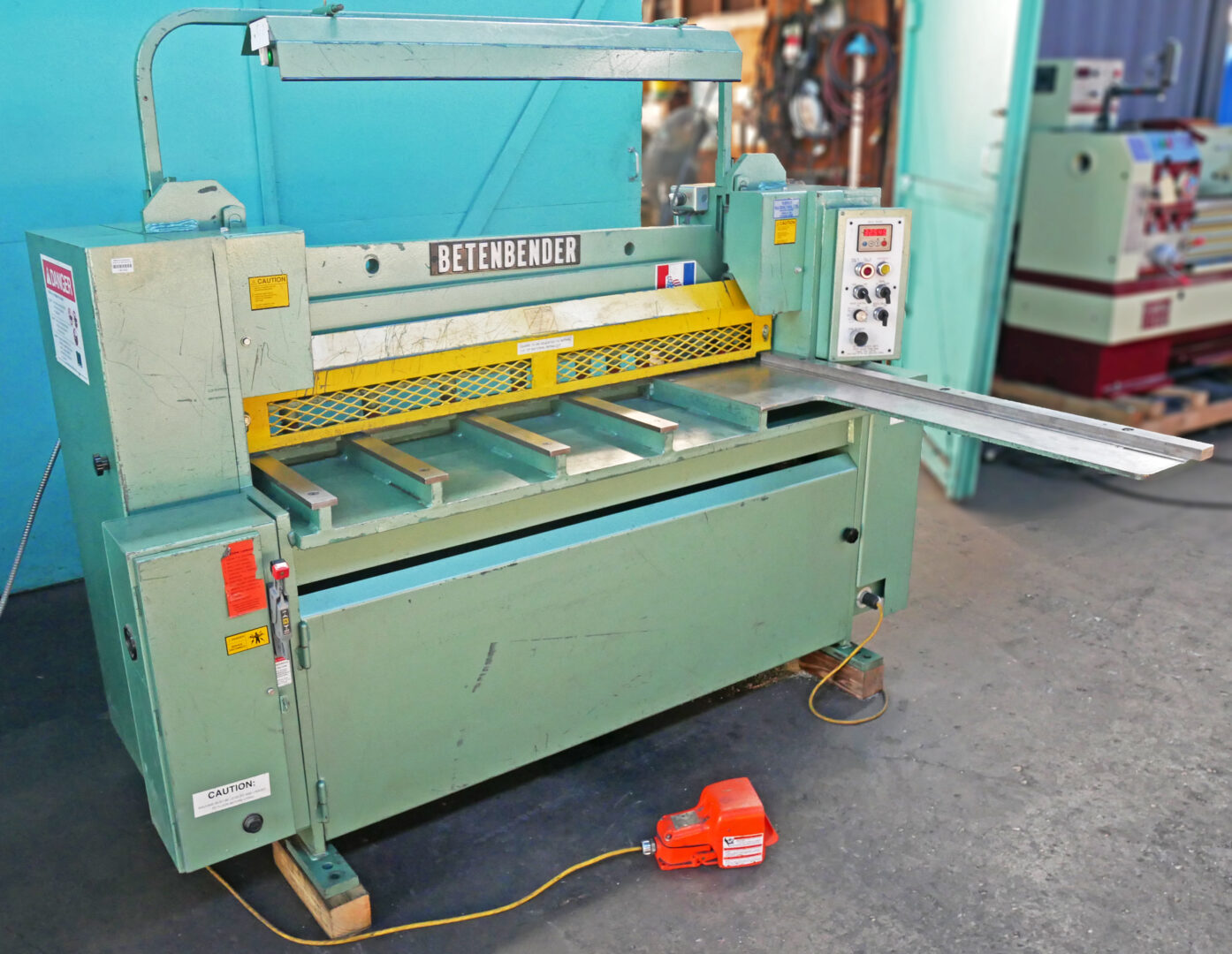 Betenbender 5' x 10 Gauge Hydraulic Shear, 5-125 - Image 2